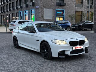 2015 BMW 5 серии Long 528Li xDrive VI (F10/F11/F07) Рестайлинг, белый, 1990000 рублей, вид 3