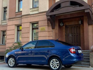 2018 Skoda Rapid I Рестайлинг, синий, 1140000 рублей, вид 4