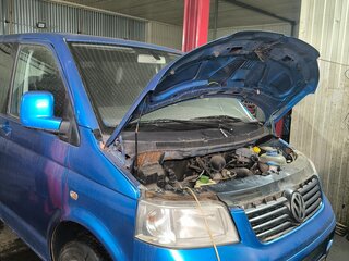 2008 Volkswagen Transporter T5, синий, 850000 рублей, вид 2