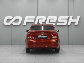 2011 Hyundai Solaris I, красный, 880000 рублей, вид 4