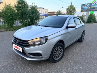 2019 Lada (ВАЗ) Vesta I, серебристый, 465000 рублей, вид 1