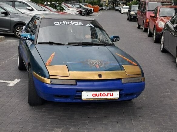 1993 Mazda 323 IV (BG), синий, 220000 рублей - вид 10