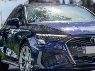 2024 Audi A3 Sportback 35 TFSI IV (8Y), синий, 2100000 рублей, вид 4