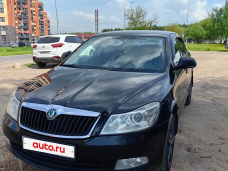 2013 Skoda Octavia II (A5) Рестайлинг, чёрный, 750000 рублей, вид 4
