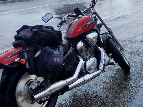 1997 Honda Steed 400, чёрный, 270000 рублей, вид 4
