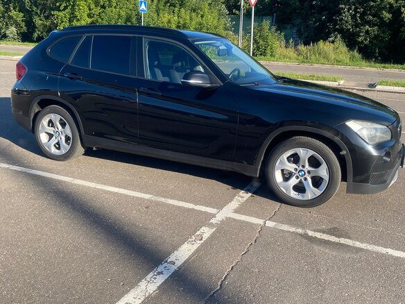 2012 BMW X1 18i I (E84) Рестайлинг, чёрный - вид 8