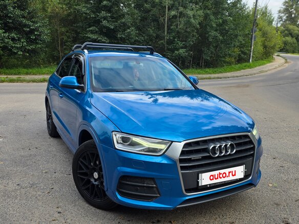 2015 Audi Q3 I (8U) Рестайлинг, голубой, 1840000 рублей