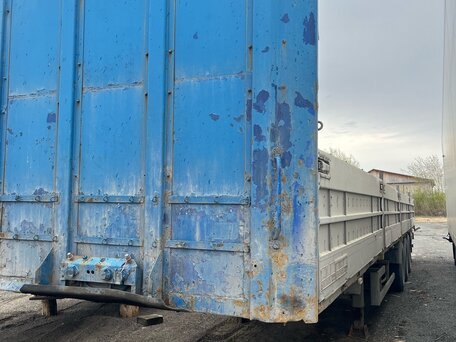 1995 Narko Полуприцеп бортовой, синий, 500000 рублей, вид 1