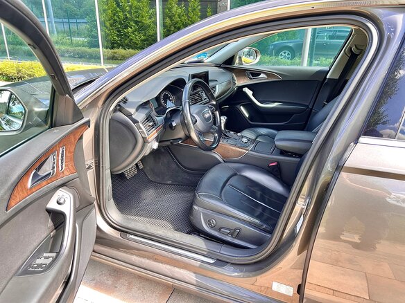 2013 Audi A6 IV (C7), серый, 1430000 рублей - вид 17