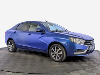 2021 Lada (ВАЗ) Vesta I, синий, 1070000 рублей, вид 3