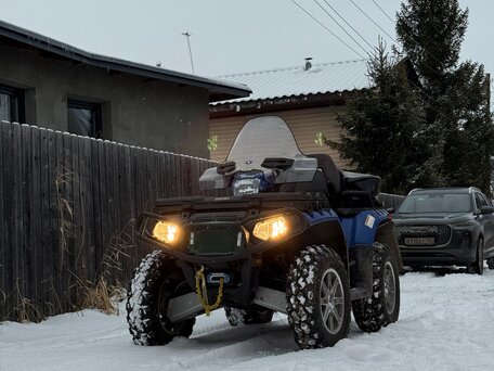 2010 Polaris Sportsman 550, синий, 525000 рублей, вид 3