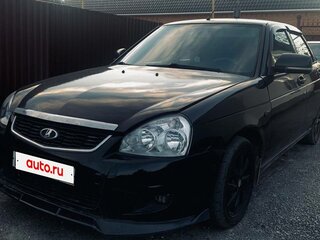 2014 Lada (ВАЗ) Priora I Рестайлинг, чёрный, 435000 рублей, вид 1