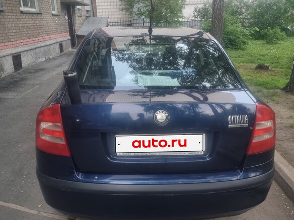 2008 Skoda Octavia II (A5), синий, 440000 рублей - вид 2