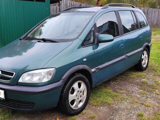2003 Opel Zafira A Рестайлинг, зелёный, 450000 рублей, вид 1