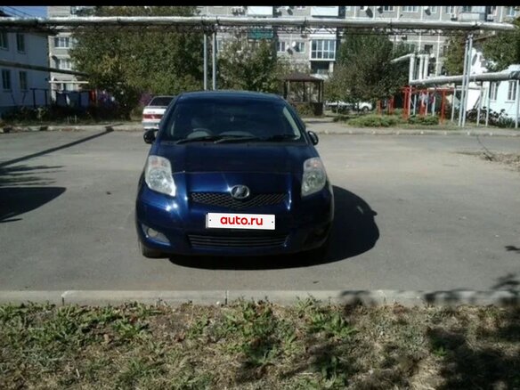 2008 Toyota Vitz II (XP90), синий, 485000 рублей