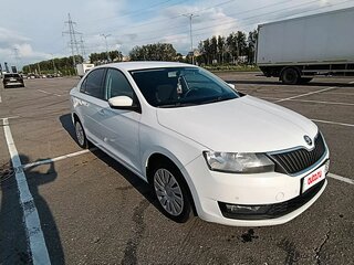 2018 Skoda Rapid I Рестайлинг, белый, 1215000 рублей, вид 2