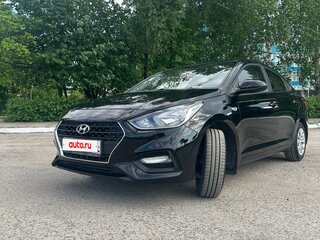 2017 Hyundai Solaris II, чёрный, 1400000 рублей, вид 1
