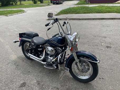 2000 Harley-Davidson Softail Standard, синий, 620000 рублей, вид 5