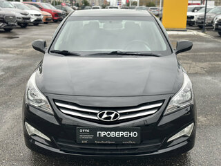 2016 Hyundai Solaris I Рестайлинг, чёрный, 1090000 рублей, вид 2