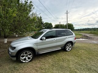 2005 BMW X5 4.4i I (E53) Рестайлинг, серебристый, 1300000 рублей, вид 5
