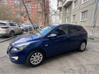 2015 Hyundai Solaris I Рестайлинг, синий, 1100000 рублей, вид 4