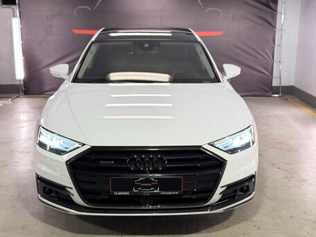 2019 Audi A8 Long 55 TFSI IV (D5), белый, 4950000 рублей, вид 5