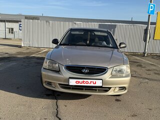 2004 Hyundai Accent ТагАЗ II, бежевый, 450000 рублей, вид 2