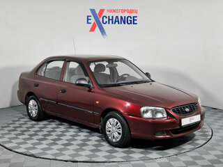 2008 Hyundai Accent ТагАЗ II, красный, 314000 рублей, вид 2