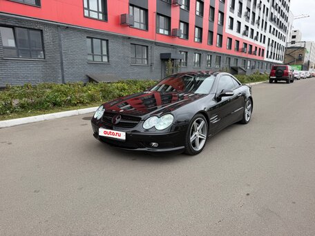 2002 Mercedes-Benz SL-Класс 500 5-speed V (R230), чёрный, 1900000 рублей, вид 1