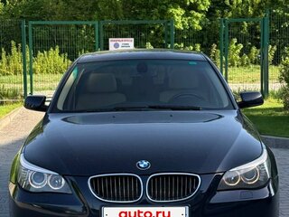 2008 BMW 5 серии 528i V (E60/E61) Рестайлинг, синий, 1400000 рублей, вид 4