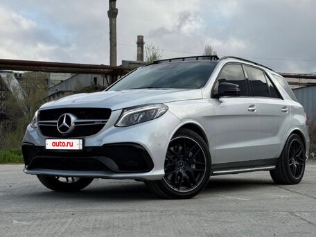 2016 Mercedes-Benz GLE AMG 63 AMG I (W166), серебристый, 3750000 рублей, вид 1