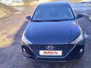 2020 Hyundai Solaris II Рестайлинг, чёрный, 1680000 рублей, вид 2