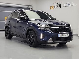 2024 Kia Seltos I Рестайлинг, синий, 2150000 рублей, вид 4
