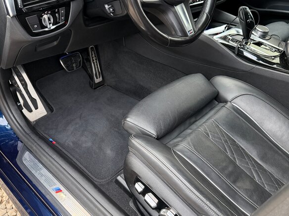 2021 BMW 5 серии 540d xDrive VII (G30/G31/G38) Рестайлинг, синий - вид 10