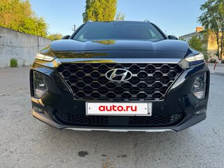 2018 Hyundai Santa Fe IV, чёрный, 3100000 рублей, вид 3