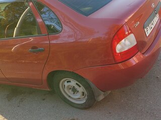 2007 Lada (ВАЗ) Kalina I, красный, 157000 рублей, вид 4