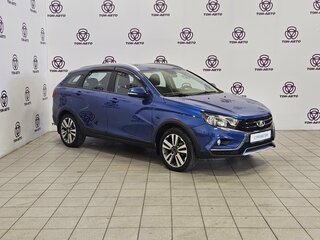 2022 Lada (ВАЗ) Vesta SW Cross Предсерийная I Рестайлинг (NG), синий, 1282000 рублей, вид 3
