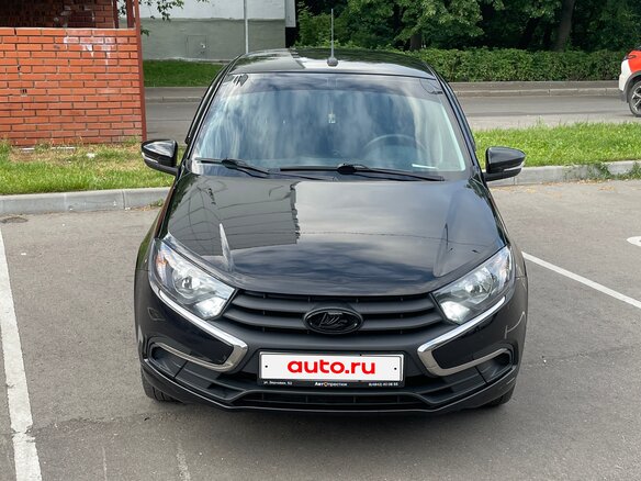 2023 Lada (ВАЗ) Granta Euro-2 I Рестайлинг, чёрный, 610000 рублей - вид 1