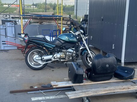 1997 BMW R 1100 R, зелёный, 420000 рублей, вид 3