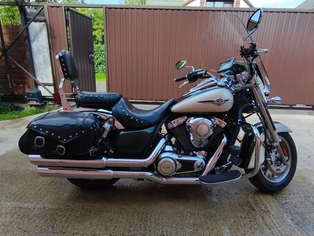 2009 Kawasaki VN1700 Vulcan, зелёный, 740000 рублей, вид 1