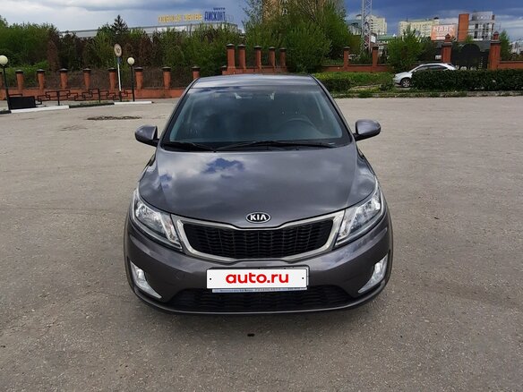 2013 Kia Rio 4-speed III, серый, 959000 рублей