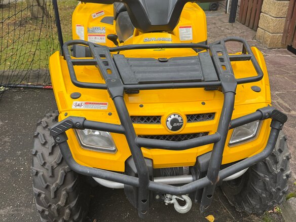 2006 BRP Can-Am Outlander 400, жёлтый - вид 1