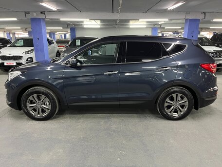 2013 Hyundai Santa Fe III, синий, 1685000 рублей, вид 4
