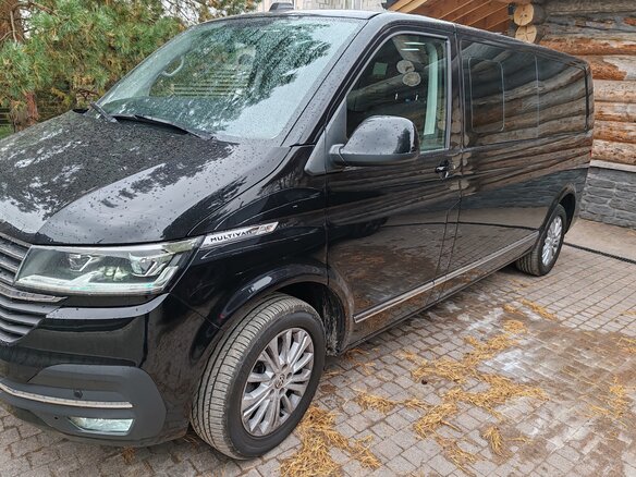 2022 Volkswagen Multivan T6 Рестайлинг, чёрный, 8000000 рублей - вид 7