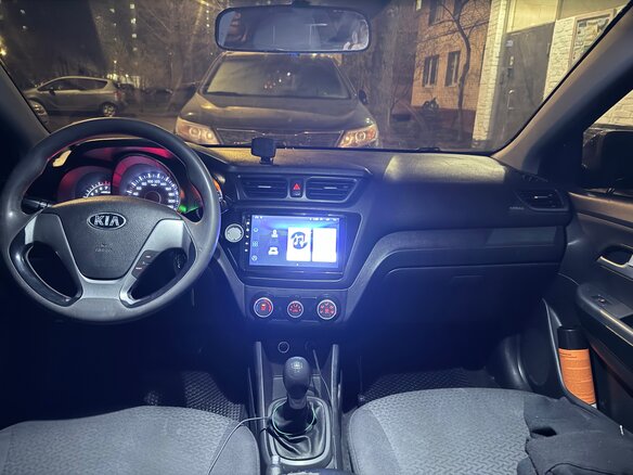 2015 Kia Rio III Рестайлинг, чёрный, 499999 рублей - вид 7