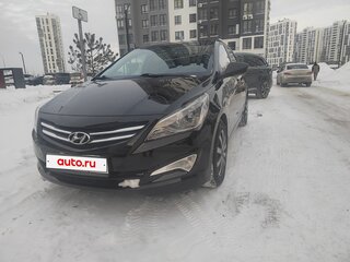 2015 Hyundai Solaris I Рестайлинг, чёрный, 1100000 рублей, вид 3