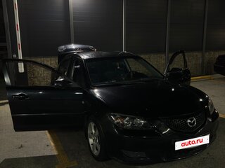 2006 Mazda 3 I (BK) Рестайлинг, чёрный, 550000 рублей, вид 2