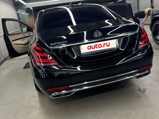 2017 Mercedes-Benz Maybach S-Класс 450 I (X222) Рестайлинг, чёрный, 5100000 рублей, вид 2