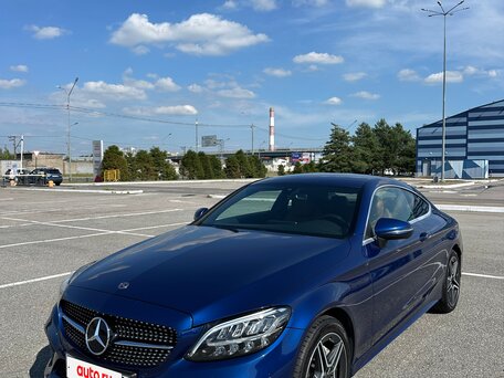 2018 Mercedes-Benz C-Класс 180 IV (W205), синий, 2850000 рублей, вид 1