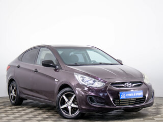 2014 Hyundai Solaris I, фиолетовый, 619000 рублей, вид 1